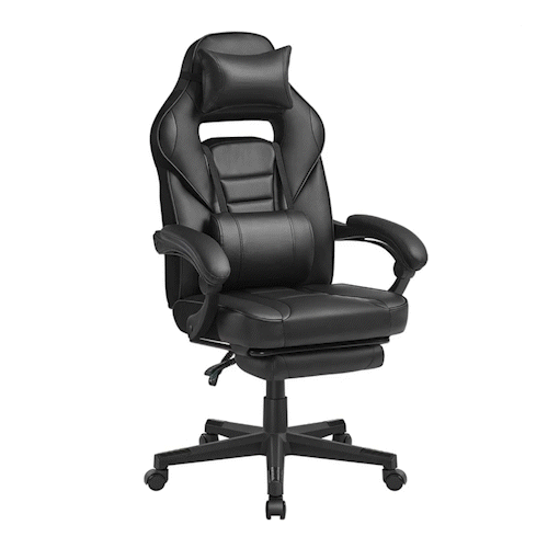 Gaming 02 - Chaise de bureau gaming confortable avec support de jambes - Ma Chaise de Bureau