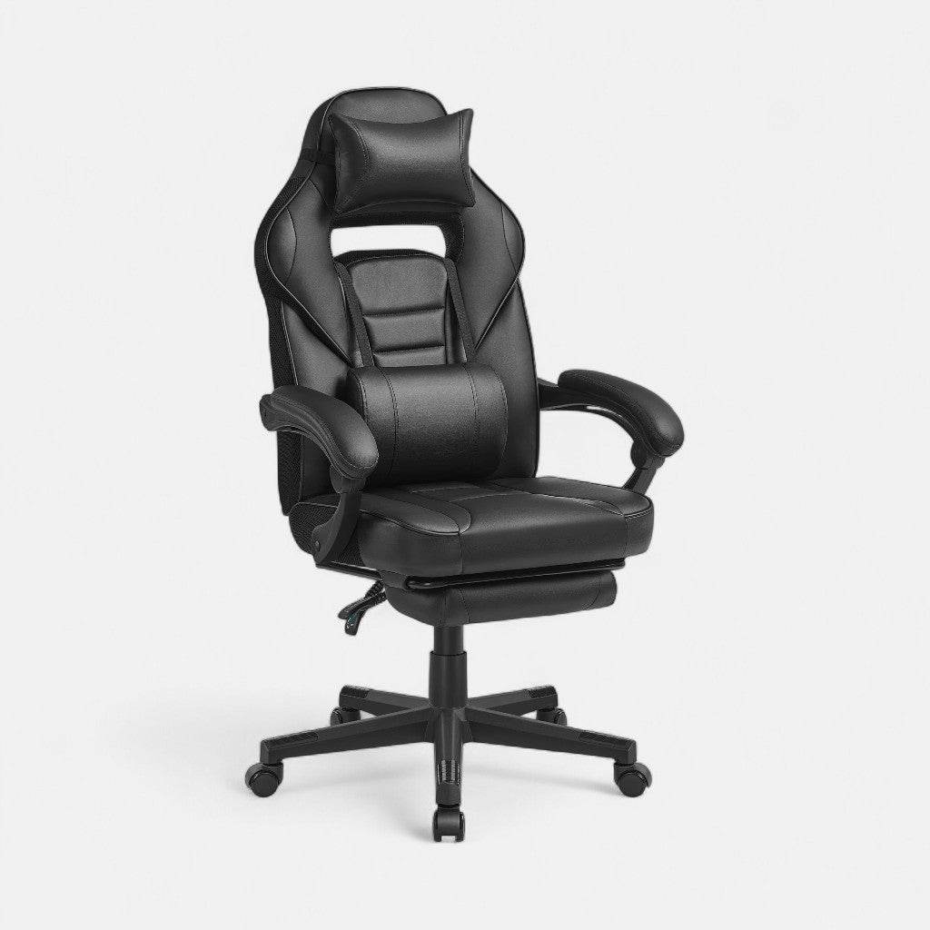 Gaming 02 - Chaise de bureau gaming confortable avec support de jambes - Ma Chaise de Bureau