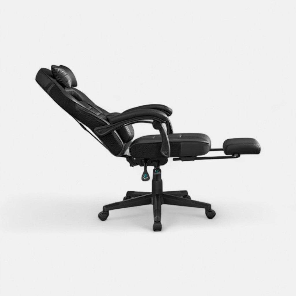 Gaming 02 - Chaise de bureau gaming confortable avec support de jambes - Ma Chaise de Bureau
