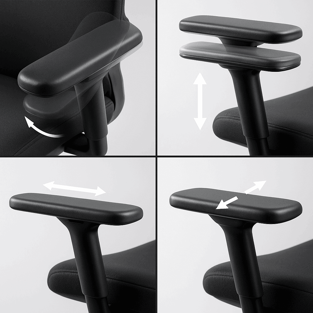 Ergonomic 02 - Chaise de bureau Ergonomique avec Soutien Lombaire Réglable - Ma Chaise de Bureau