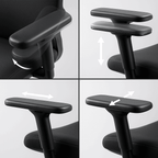Ergonomic 02 - Chaise de bureau Ergonomique avec Soutien Lombaire Réglable - Ma Chaise de Bureau