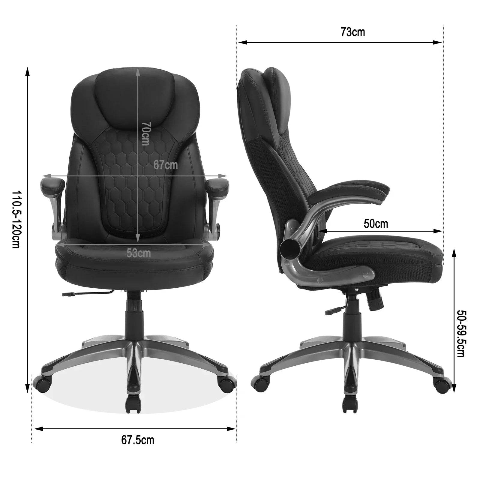Ergonomic 06 - Chaise de bureau Ergonomique confortable avec accoudoirs réglables - Ma Chaise de Bureau