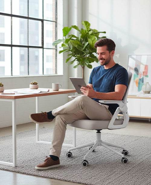 Ergonomic 03 - Chaise de bureau Ergonomique confortable avec accoudoirs réglables - Ma Chaise de Bureau