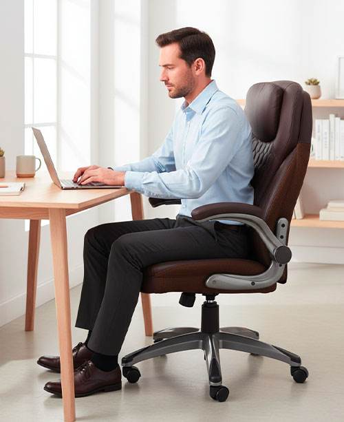 Ergonomic 06 - Chaise de bureau Ergonomique confortable avec accoudoirs réglables - Ma Chaise de Bureau