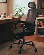 Ergonomic 04 - Chaise de bureau Ergonomique avec Soutien pour les jambes - Ma Chaise de Bureau