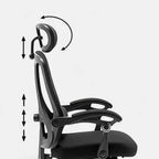 Ergonomic 04 - Chaise de bureau Ergonomique avec Soutien pour les jambes - Ma Chaise de Bureau