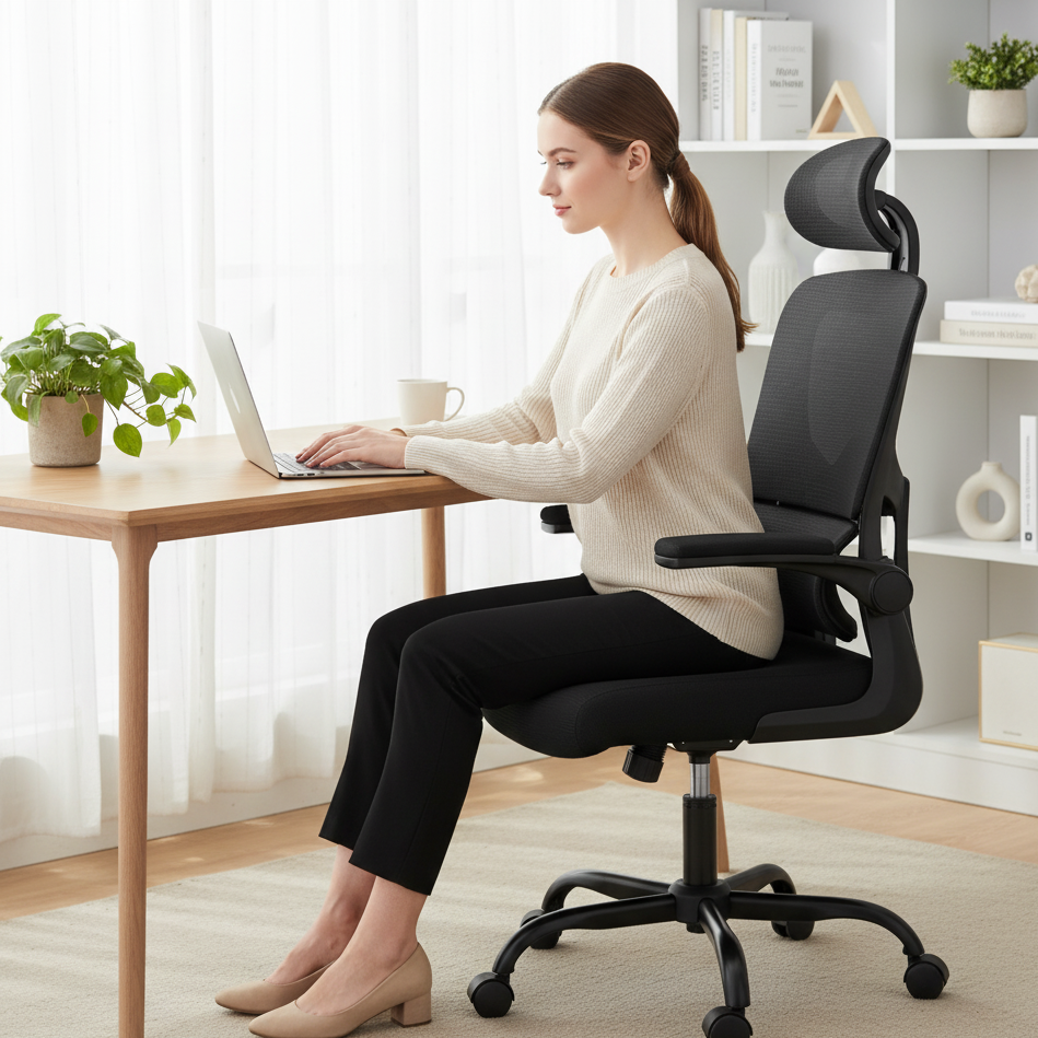Ergonomic 07 - Chaise de bureau Ergonomique Design en Maille