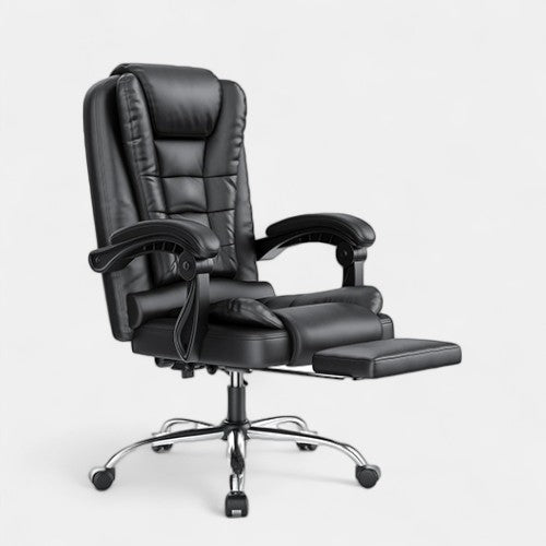 Ergonomic 08 - Chaise de bureau Ergonomique confortable avec support de jambes