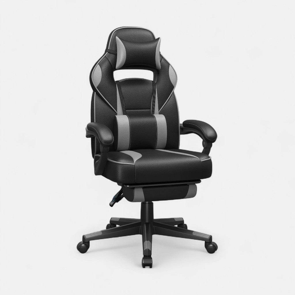 Gaming 02 - Chaise de bureau gaming confortable avec support de jambes - Ma Chaise de Bureau